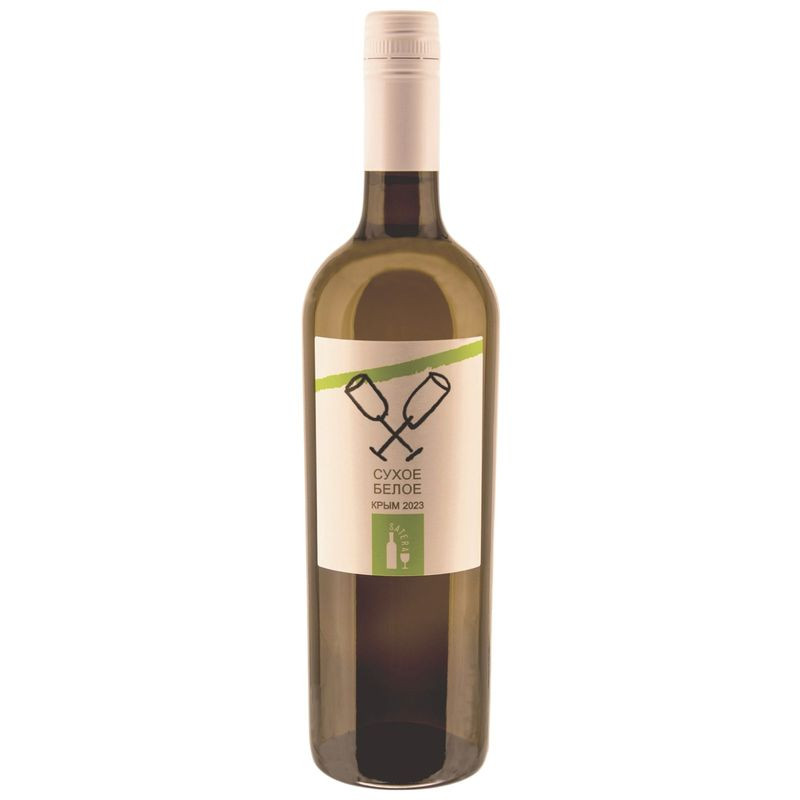 Изображение товара Вино Сатера Крым белое сухое 11.5-13.5% 750мл Россия