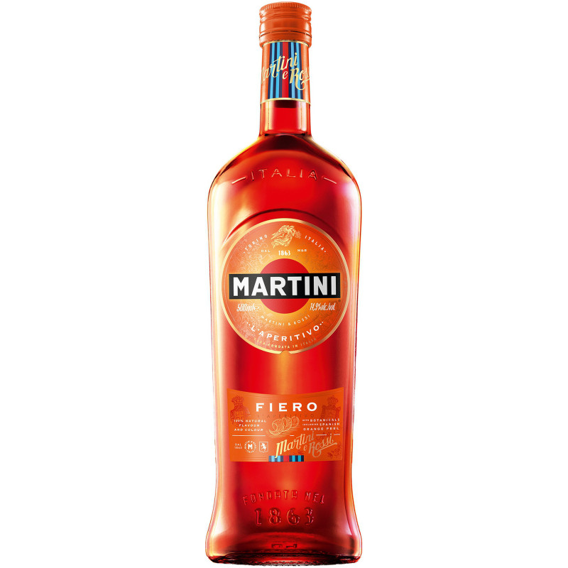 Изображение товара Вермут Martini Fiero красный сладкий 14.9%, 500мл