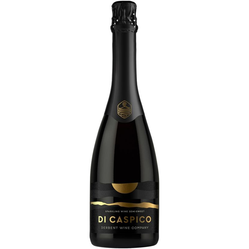 Изображение товара Ди Каспико Игристое белое полусладкое вино 750 мл 12% Россия Дагестан
