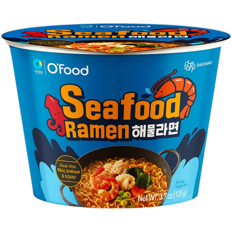 Изображение товара Лапша O'Food со вкусом Морепродуктов, 102г