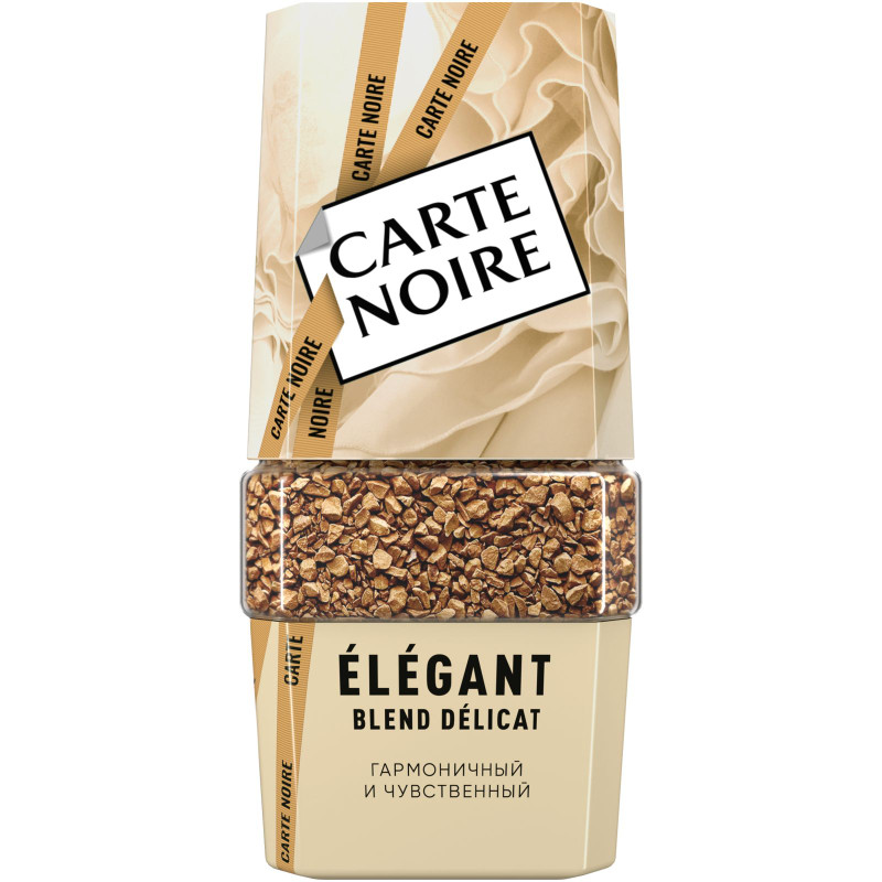 Изображение товара Кофе Carte Noire Elegant натуральный растворимый сублимированный, 95г