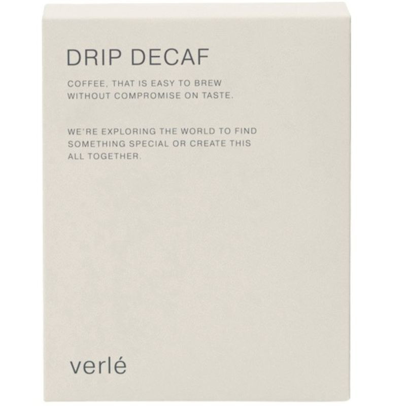 Изображение товара Кофе Verle без кофеина натуральный жареный молотый в дрип-пакетах 6х11 г
