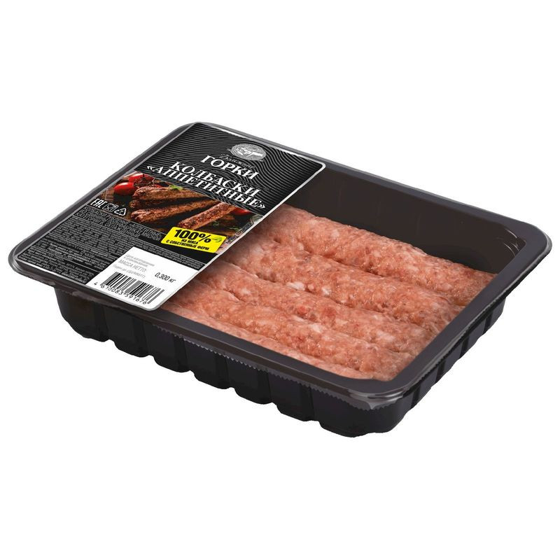 Изображение товара Колбаски из свинины Ближние Горки рубленые 300г натуральный полуфабрикат