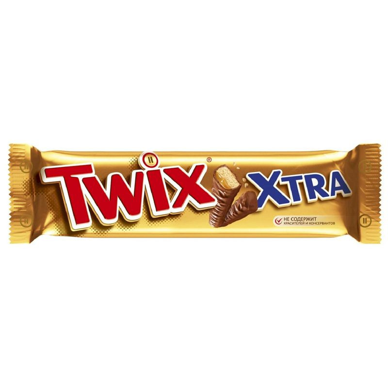 Изображение товара Батончик Twix Xtra шоколадный с карамелью 82г оригинальный вкус