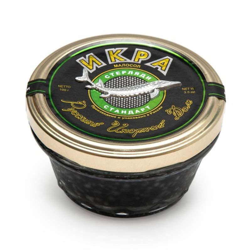 Изображение товара Икра стерляди Русский Икорный Дом зернистая 100г натуральный деликатес