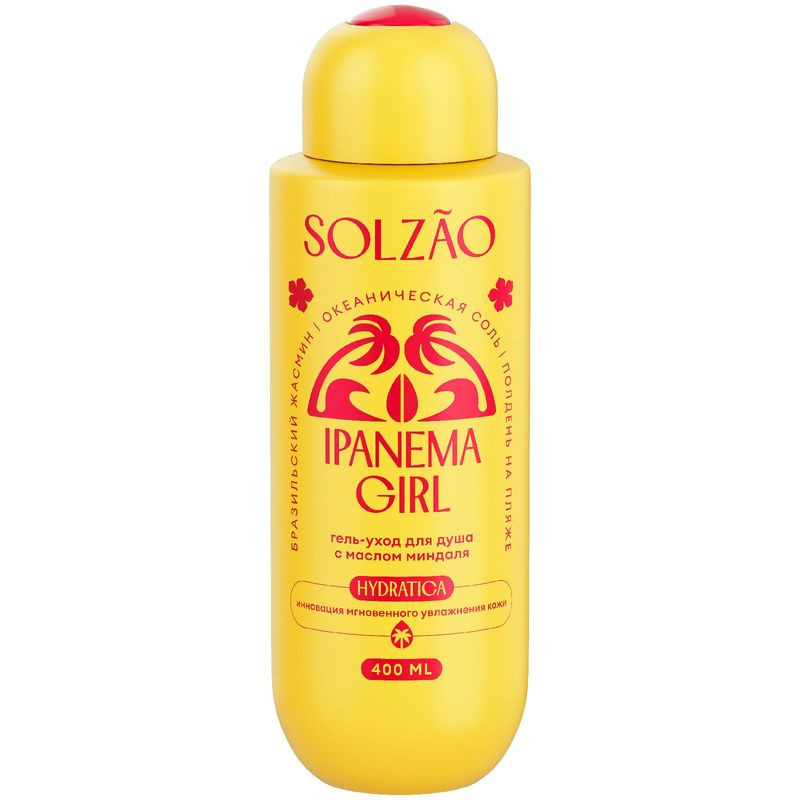 Изображение товара Гель для душа Solzao Ipanema Girl с маслом миндаля 400мл