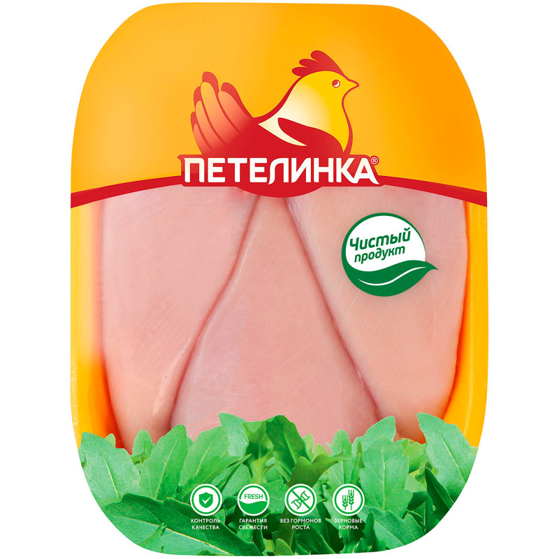 Изображение товара Филе грудки цыплёнка Петелинка 120г охлажденное, порционная нарезка, Россия
