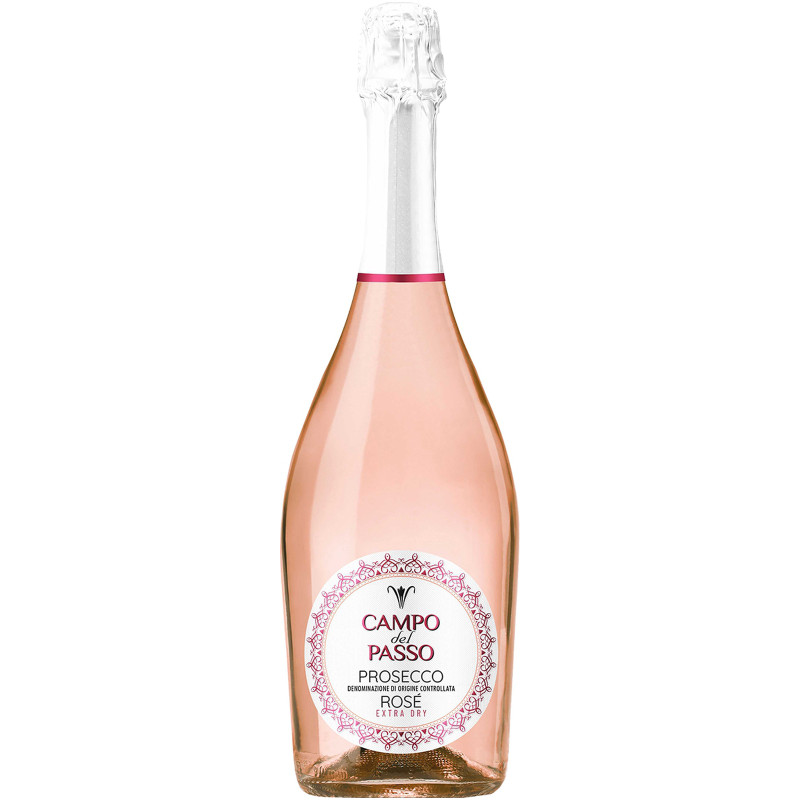 Изображение товара Вино игристое Campo del Passo Prosecco Rose розовое сухое 11%, 750мл