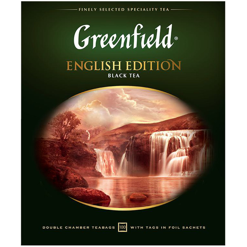 Изображение товара Чай Greenfield English Edition чёрный байховый в пакетиках, 100х2г