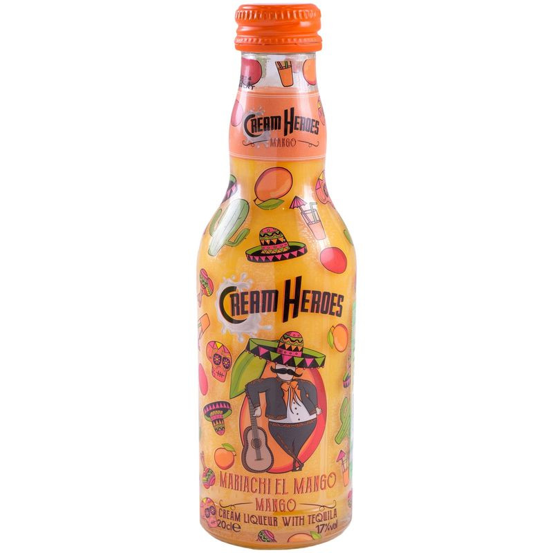 Изображение товара Ликёр Cream Heroes Mariachi Mango 17% 200мл Испания