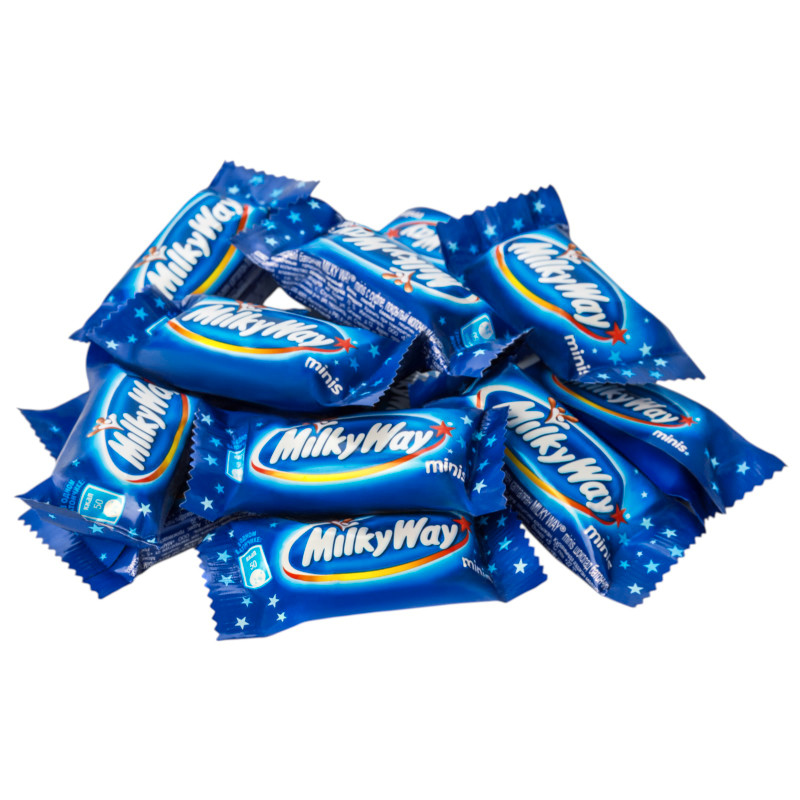 Изображение товара Молочные шоколадные батончики Milky Way Minis с суфле 954.99 рублей