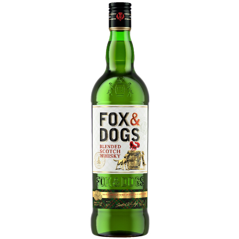 Изображение товара Виски Fox&Dogs купажированный 40%, 700 мл, классическая шотландская выдержка