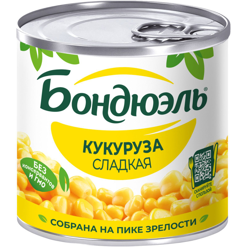 Изображение товара Кукуруза Бондюэль сладкая, 170г