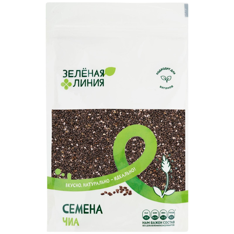 Изображение товара Семена чиа Зелёная Линия, 200г