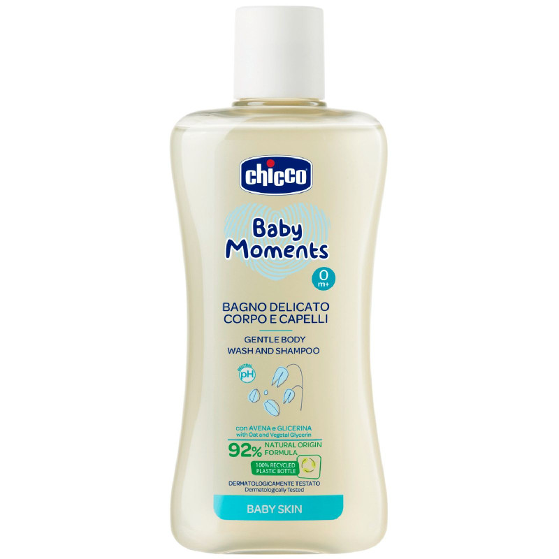 Изображение товара Пена для тела и волос Chicco Baby Moments 200 мл