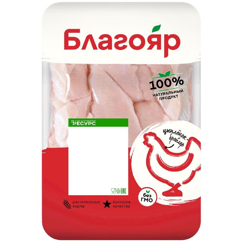 Филе грудки цыплёнка Благояр малое охлаждённое - купить с доставкой в Москве в Перекрёстке - 4323084