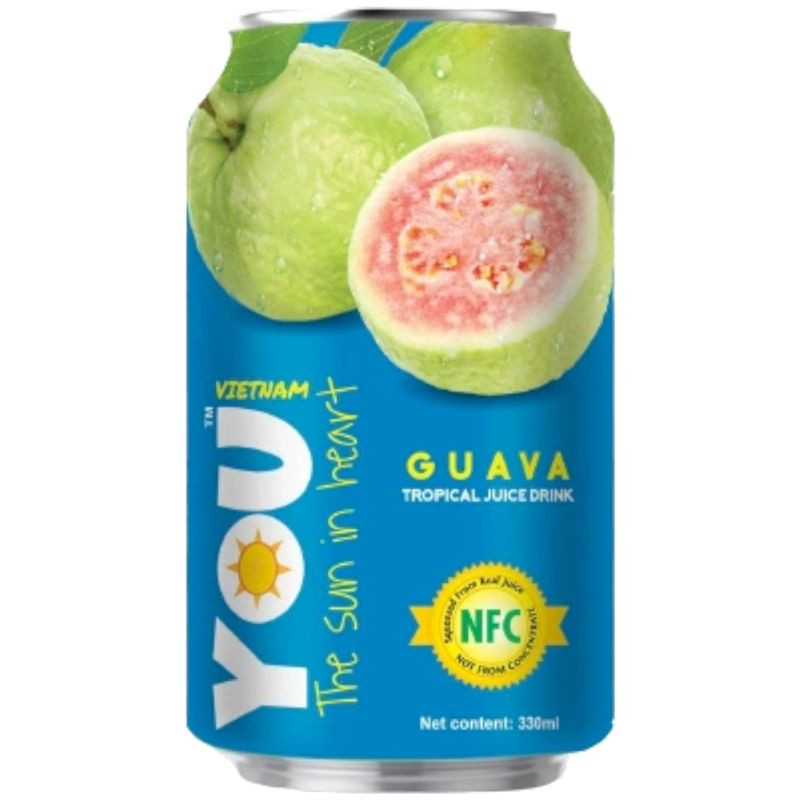 Изображение товара Напиток You Vietnam с соком гуава безалкогольный 330 мл в банке
