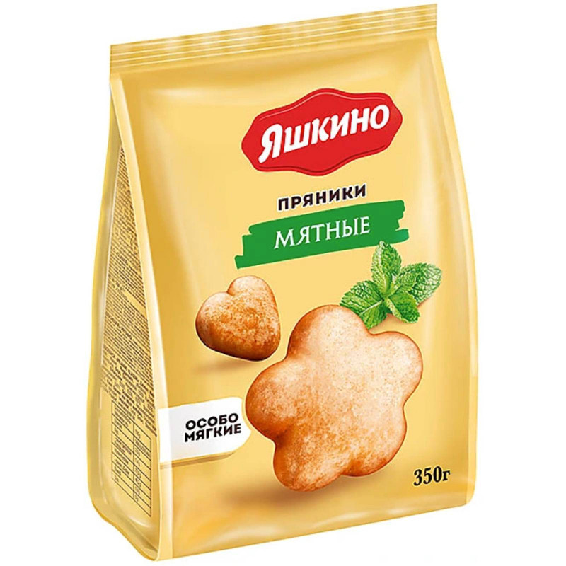 Изображение товара Пряники Яшкино Мятные, 350г