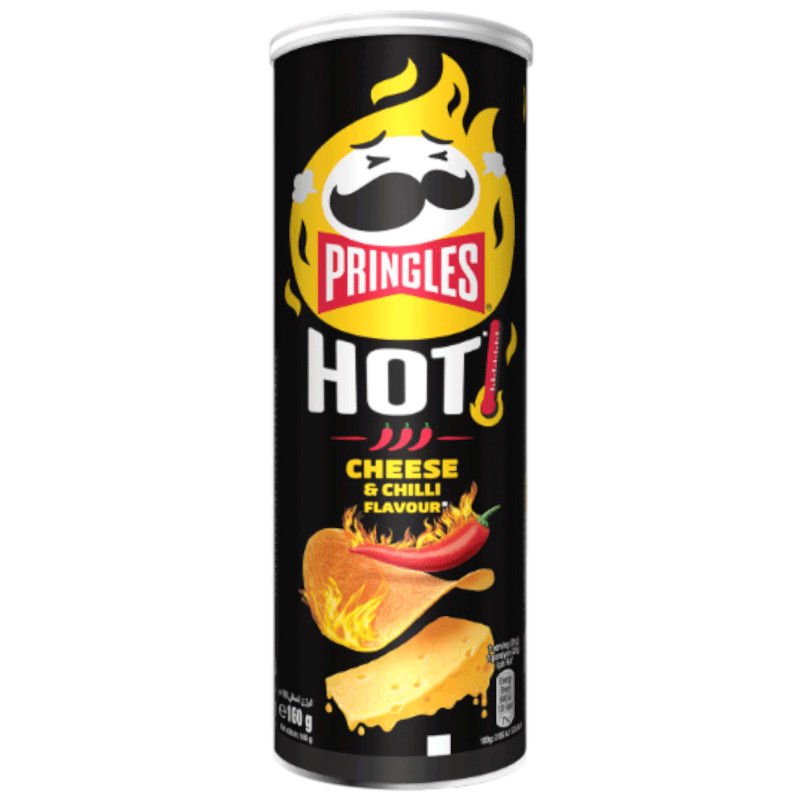 Изображение товара Чипсы Pringles картофельные со вкусом сыра и чили, 160г