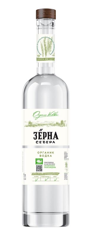Изображение товара Водка Зёрна Севера 40%, 700мл