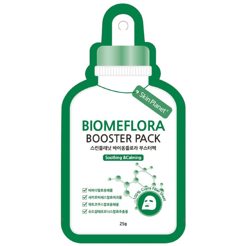Изображение товара Маска тканевая для лица Skin Planet Biomflora 25г эффективный уход за кожей