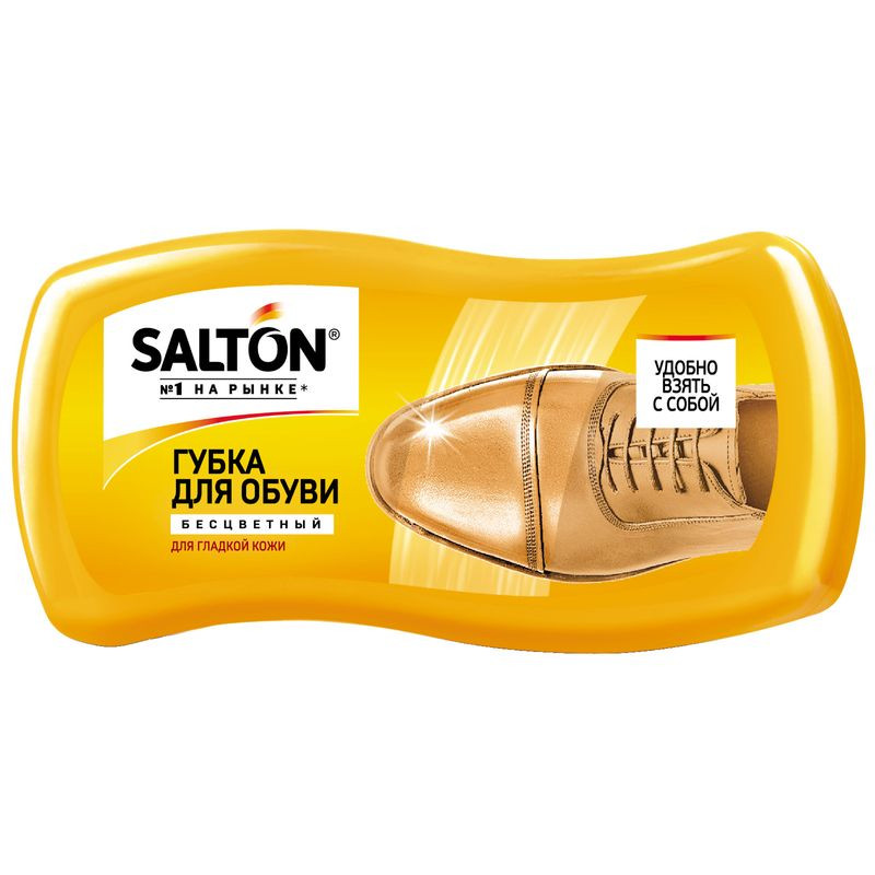 Изображение товара Губка для обуви Salton Волна для гладкой кожи мини бесцветная