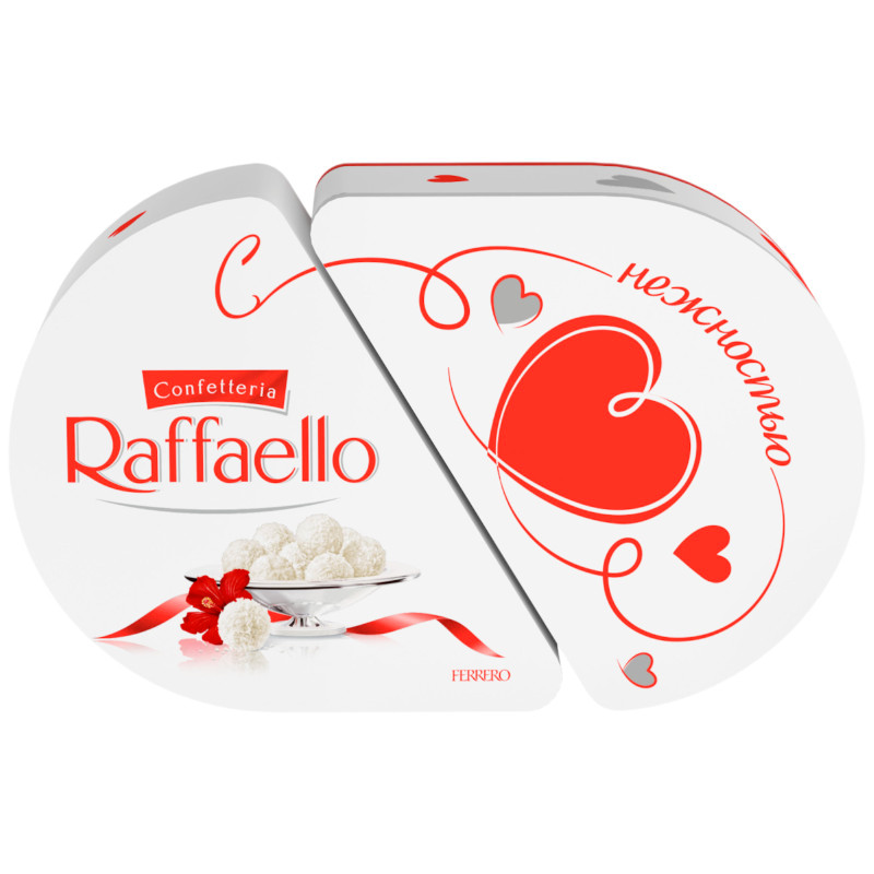 Изображение товара Конфеты Raffaello с миндальным орехом в кокосовой обсыпке, 300г