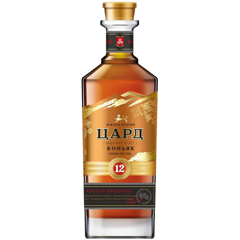 Изображение товара Коньяк Цард Марочный 12-летний КС 40% 500мл южная осетия