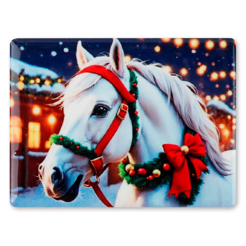 Изображение товара Магнит Символ года Маркет из керамики и магнита, подарок сувенир