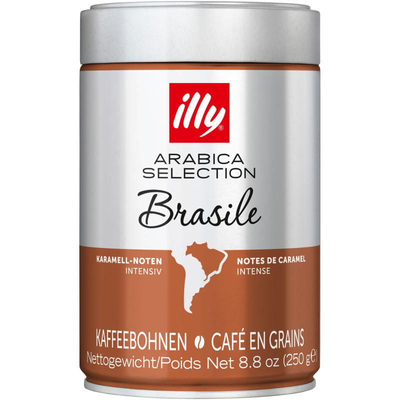 Изображение товара Кофе Illy Arabica Selection Brasile в зёрнах средней обжарки, 250г