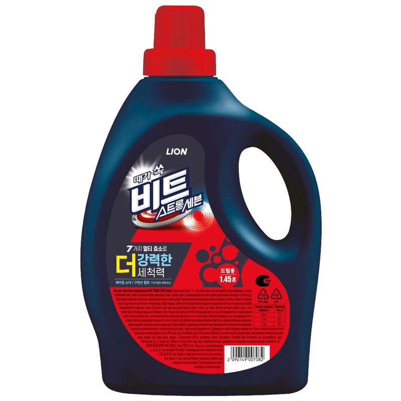 Изображение товара Гель для стирки Lion Beat Strong Seven универсальный 1.45л без аромата