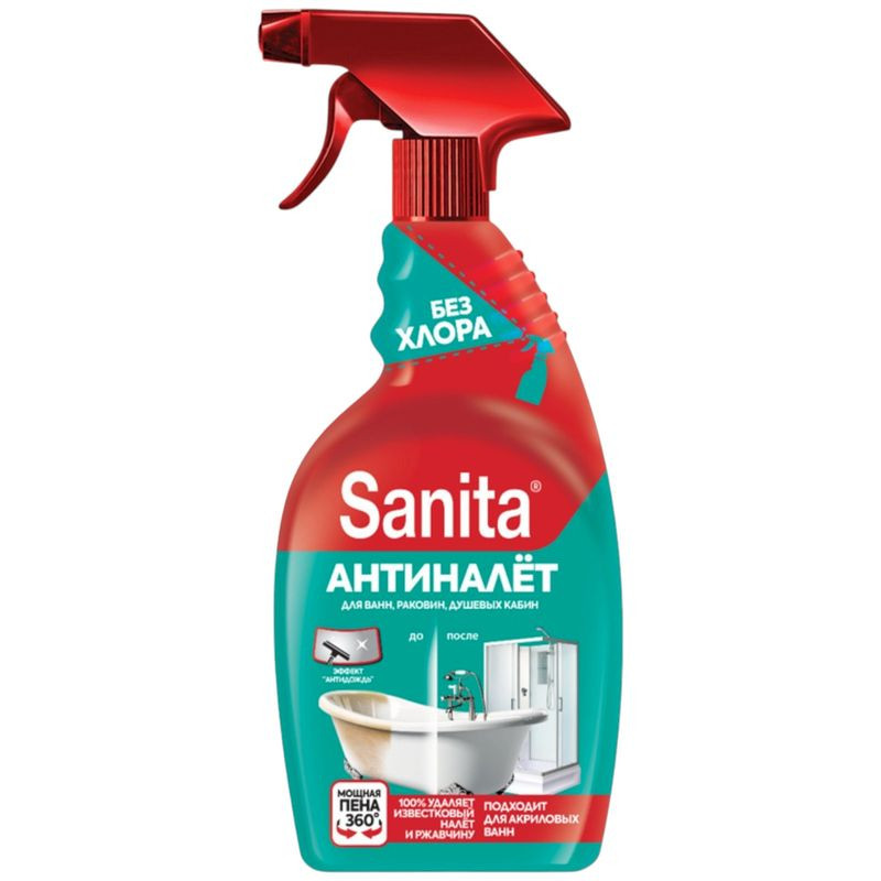 Изображение товара Sanita средство для удаления известкового налета и ржавчины 500мл