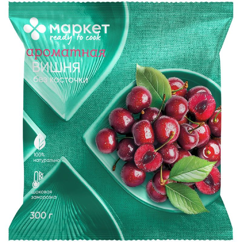Изображение товара Замороженная вишня без косточек Маркет 300 г