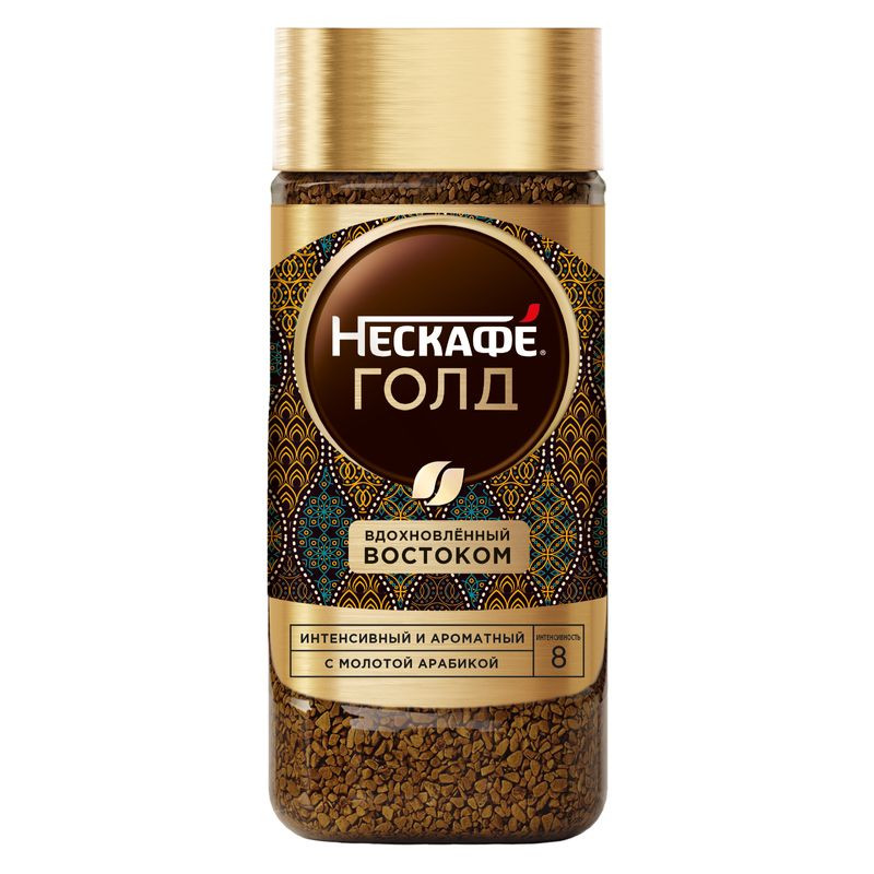 Изображение товара Кофе растворимый Нескафе Голд Вдохновленный Востоком 155г натуральный растворимый кофе