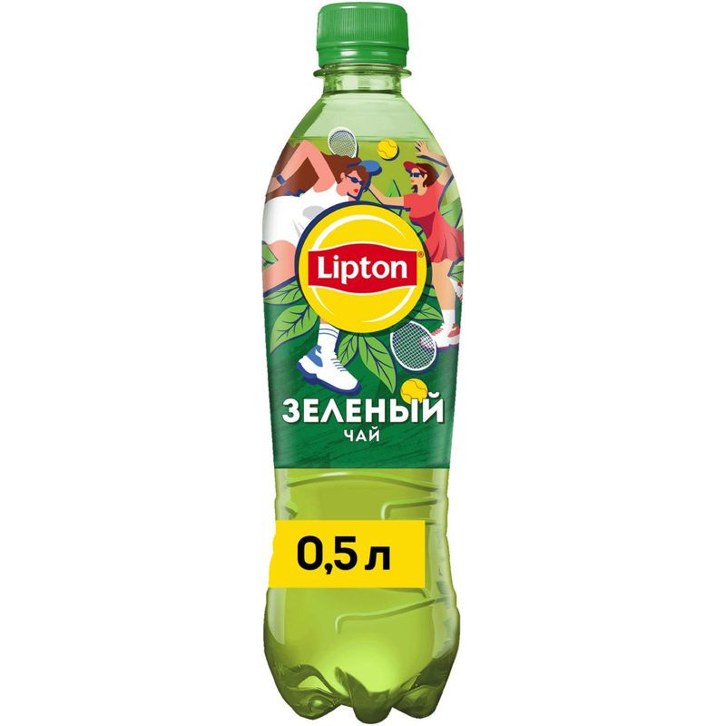 Изображение товара Холодный зеленый чай Lipton 500 мл освежающий напиток для холодной погоды