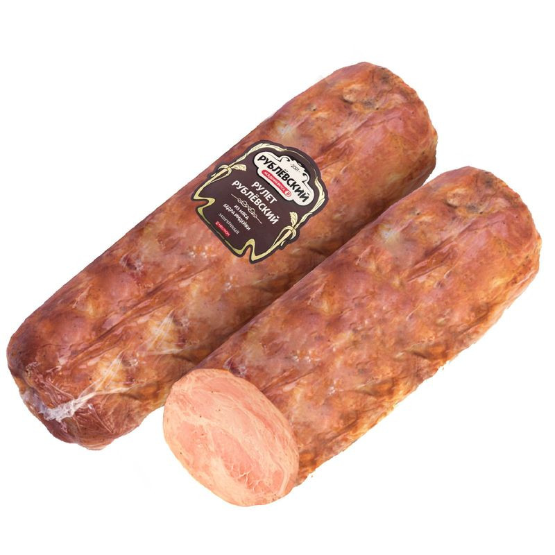 Изображение товара Рулет из индейки запеченный высший сорт Рублевский, охлажденный, 330 ккал