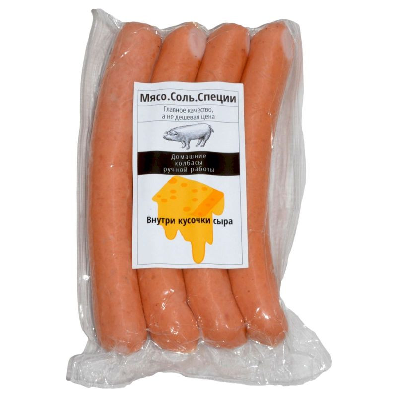 Изображение товара Сосиски Мясо.Соль.Специи пармские варёно-копчёные 212 ккал, 13.1 г белков, 24 г жиров