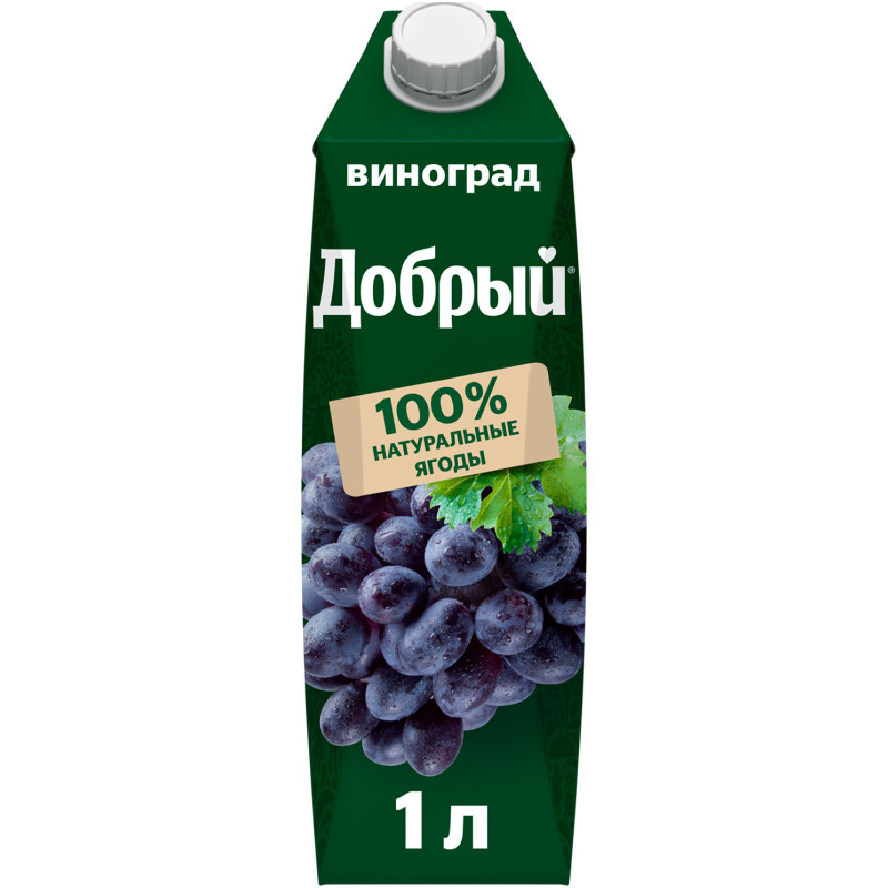 Изображение товара Нектар Добрый виноградный, 1л