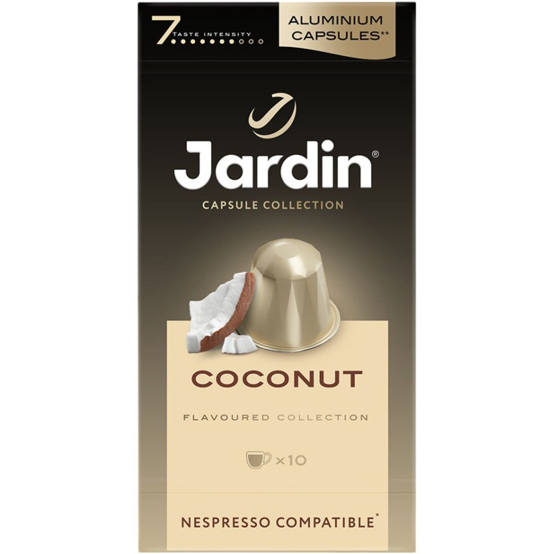Изображение товара Кофе в капсулах Jardin Coconut с ароматом кокоса, 10х5г