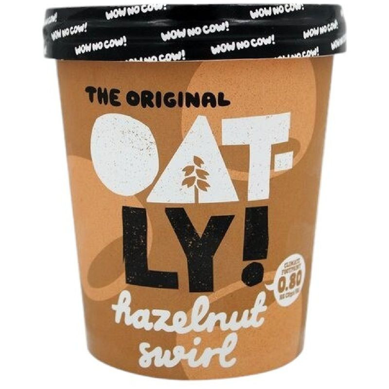 Изображение товара Мороженое Oatly! Завиток с Фундуком овсяное безлактозное 340г стаканчик