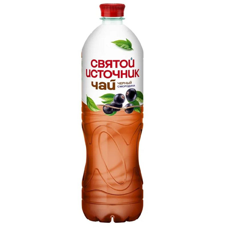 Изображение товара Холодный чай Святой Источник чёрный смородина 1л негазированный напиток