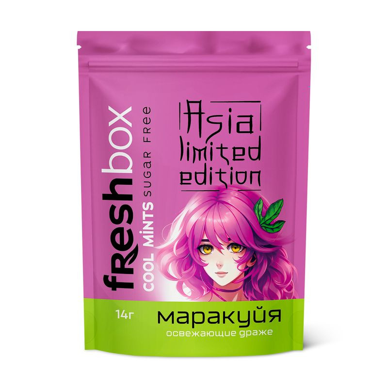 Изображение товара Драже Freshbox освежающие со вкусом маракуйя без сахара, 14г