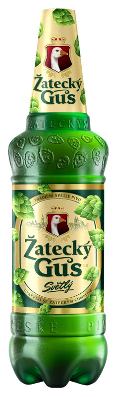 Изображение товара Пиво Zatecky Gus светлое 4.6%, 1.35л
