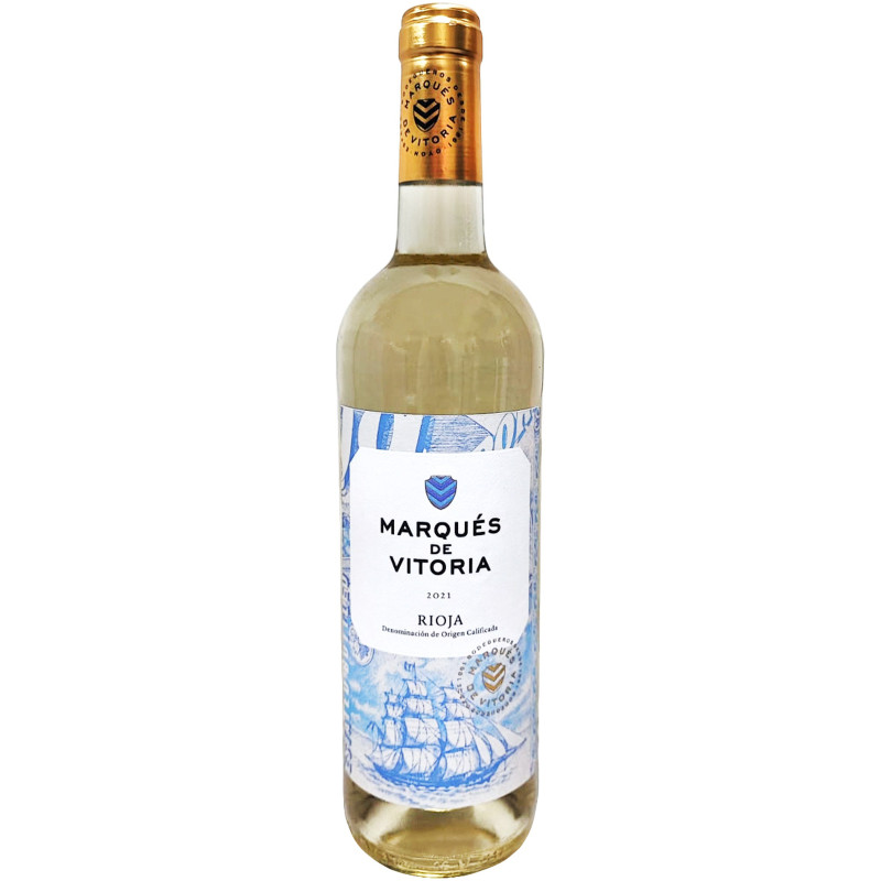 Изображение товара Белое сухое вино Marques de Vitoria Rioja 750 мл 12.5%