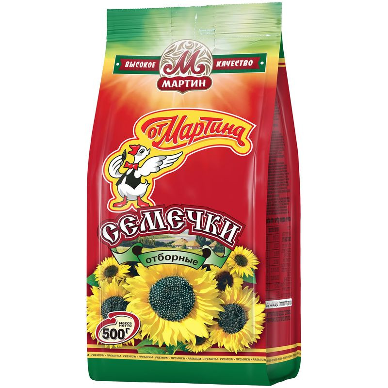 Изображение товара Отборные семечки от Мартина 500г натуральный продукт