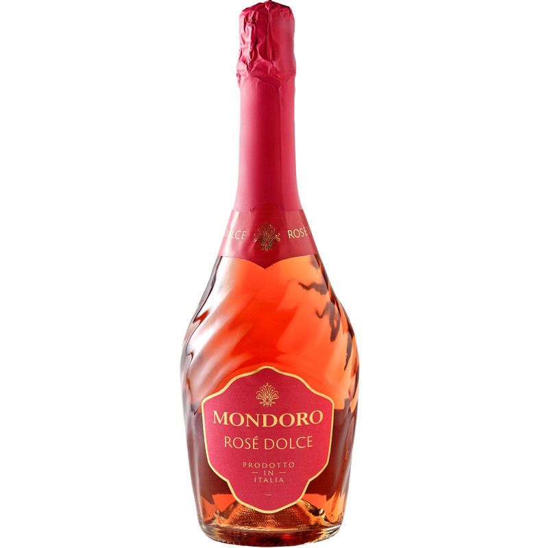 Изображение товара Вино игристое Mondoro Rose Dolce розовое полусладкое 9.5%, 750мл