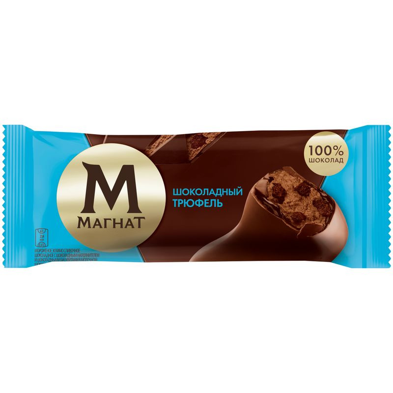 Изображение товара Мороженое Магнат Шоколадный трюфель эскимо 8% 67г