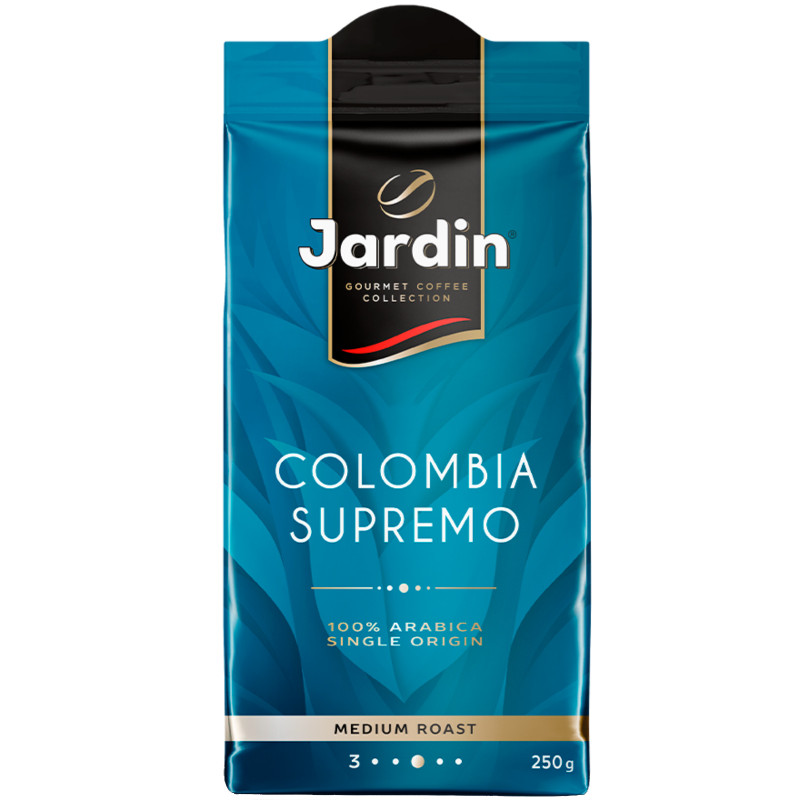 Изображение товара Кофе Jardin Colombo Supremo молотый 250г насыщенный вкус средняя обжарка
