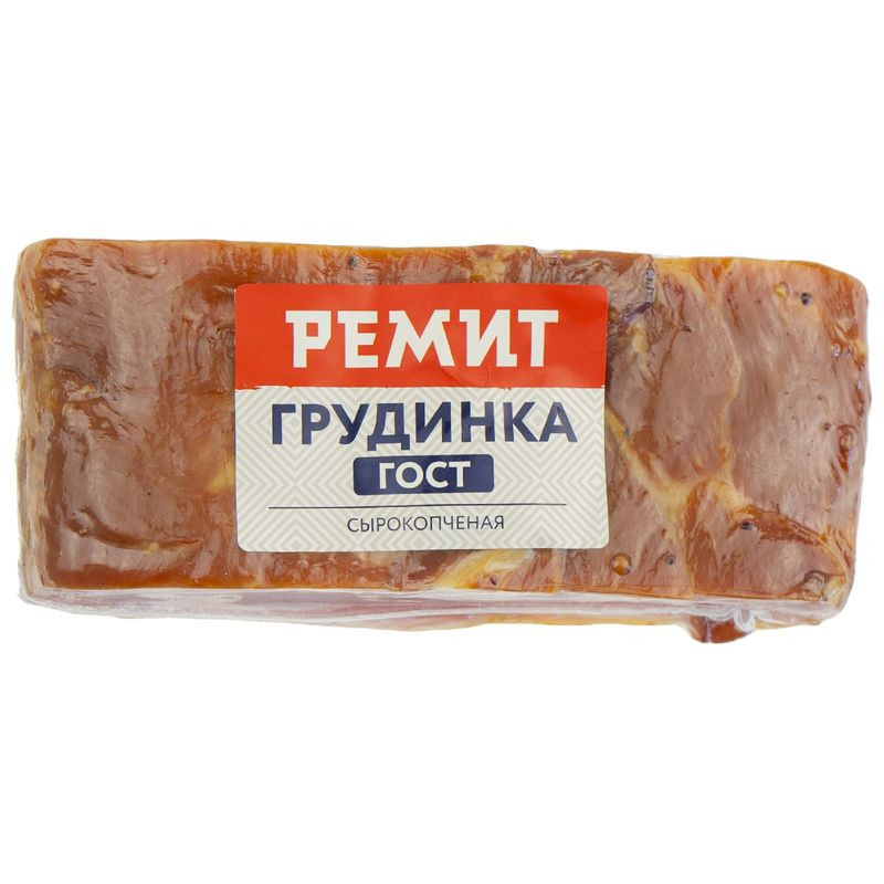 Изображение товара Грудинка Ремит сырокопчёная высшего сорта 150г