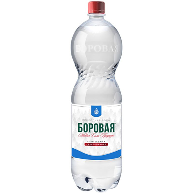 Изображение товара Вода Боровая минеральная газированная 1.4л Зелёная Линия